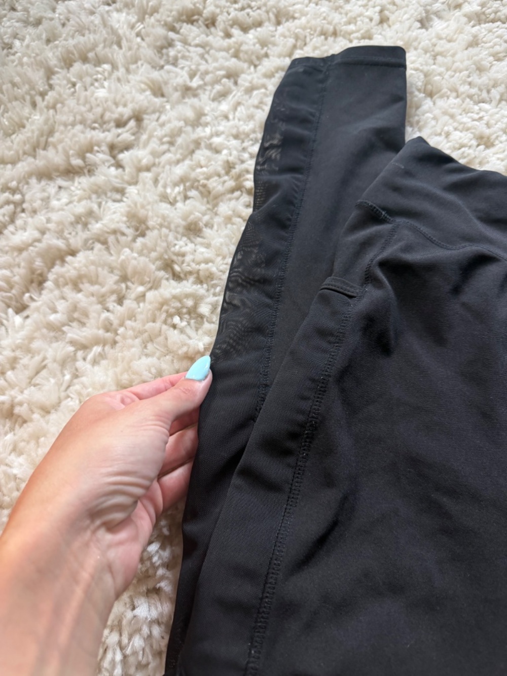 Comfortable ProFit black high-waist Black High-Waist Performance mesh see throug - Picture 4 of 8